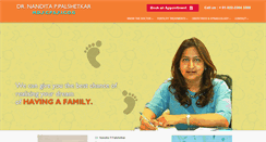 Desktop Screenshot of nanditapalshetkar.com